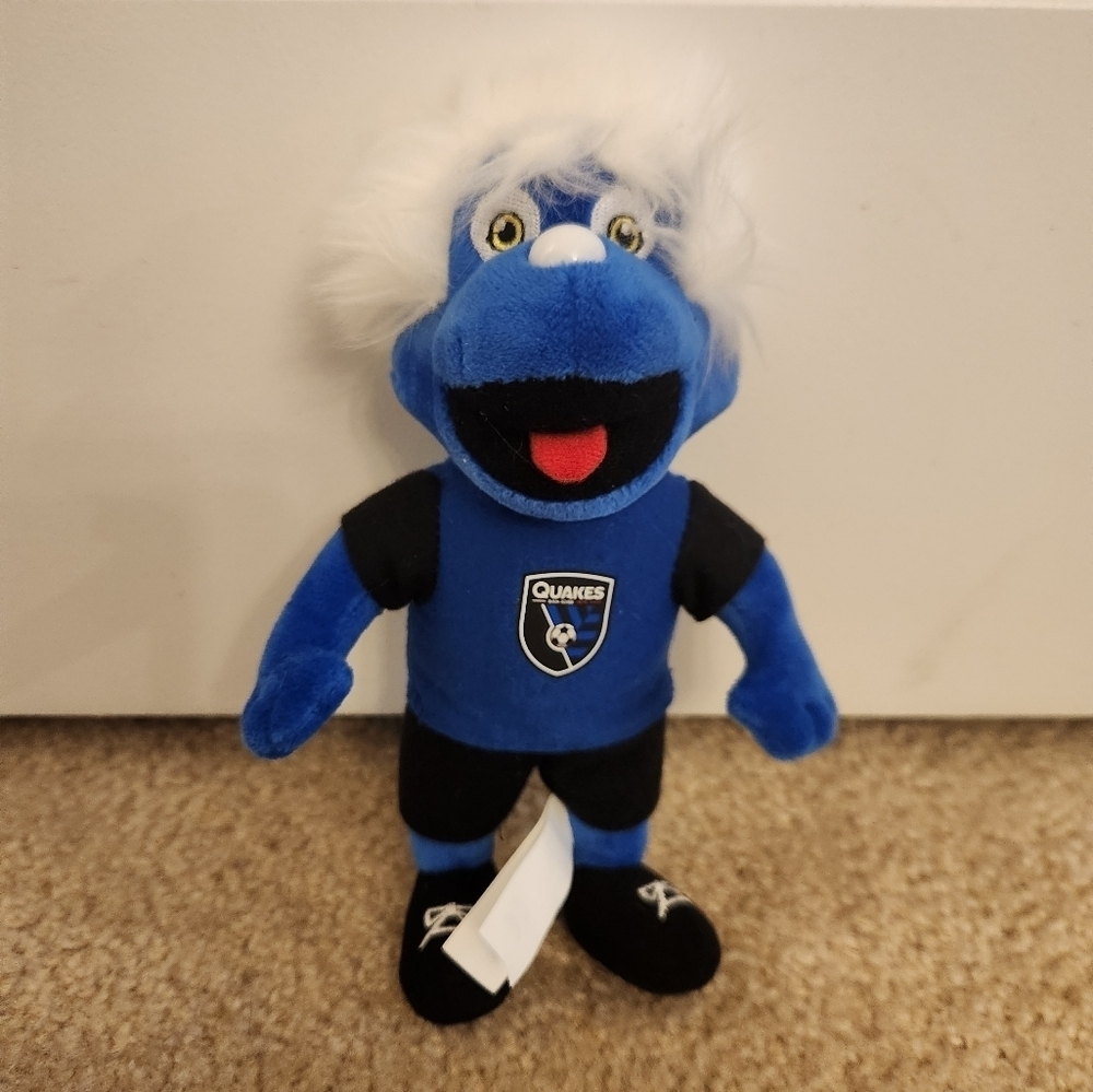 "Q," Mascot San Jose Earthquakes Plush Stuffed Animal #W